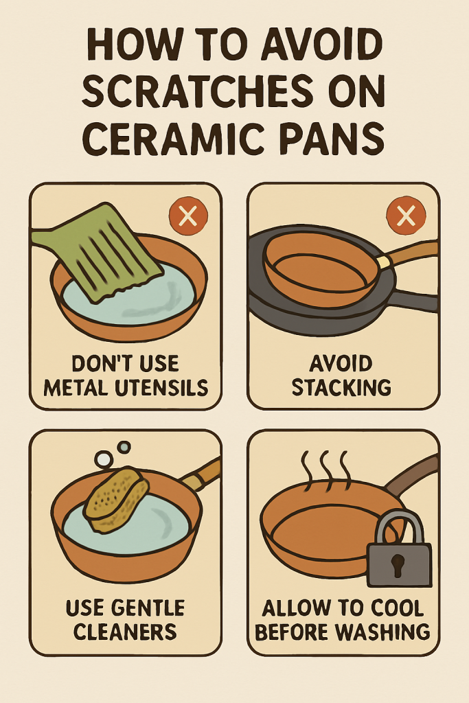 How to Avoid Scratches on Ceramic Pans