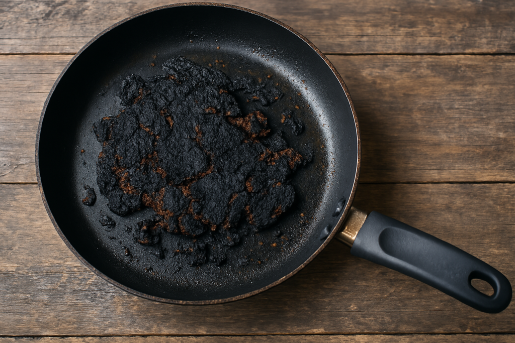 How to Remove Burnt Food from Pan