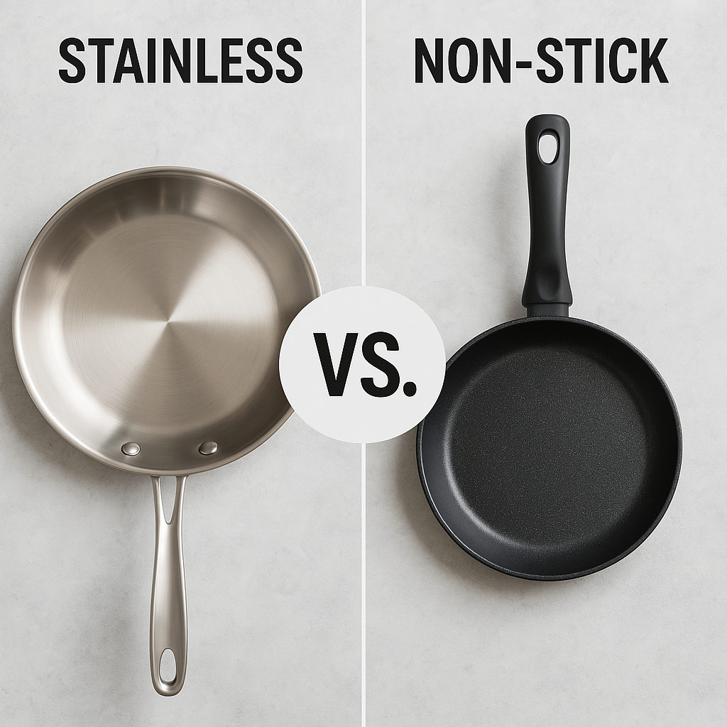 Stainless vs. Non-Stick Cookware
